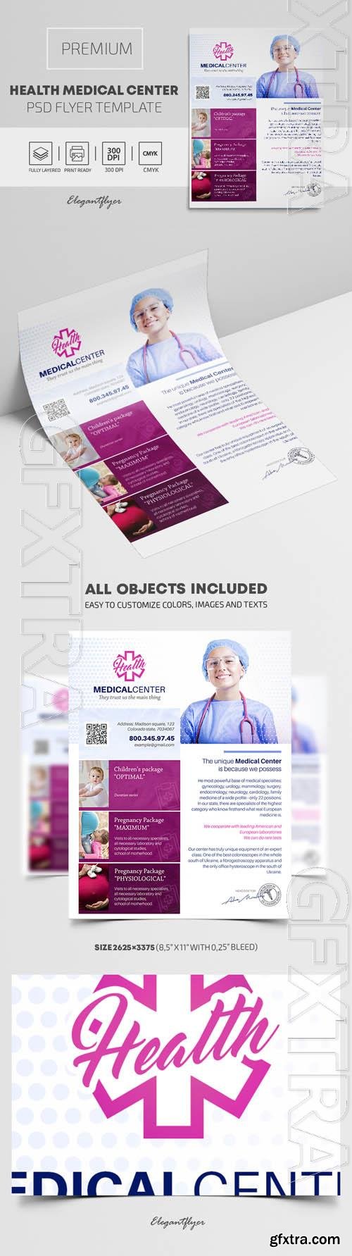 Health Medical Center Premium PSD Flyer Template