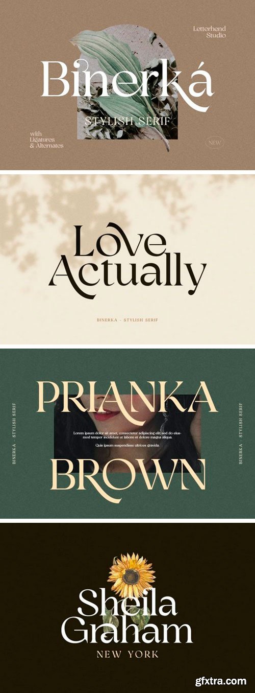 Bhinerka Serif Font