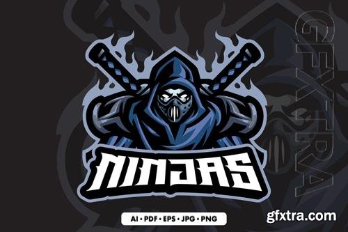 Ninja Mascot logo