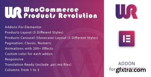 CodeCanyon - WooCommerce Products Revolution for Elementor WordPress Plugin v1.0 - 33872198