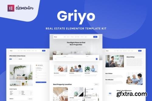 ThemeForest - Griyo v1.0.0 - Real Estate Elementor Template Kit - 33800618