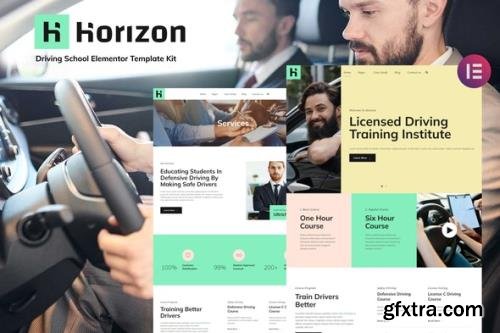 ThemeForest - Horizon v1.0.0 - Driving School Elementor Template Kit - 33831749