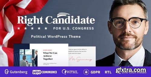 ThemeForest - Right Candidate v1.0.4 - Election Campaign and Political WordPress Theme - 24571945