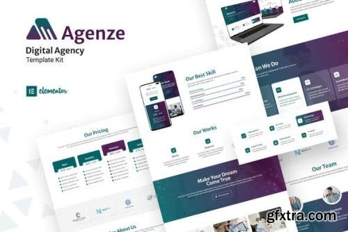 ThemeForest - Agenze v1.0.0 - The Digital Agency Elementor Template Kit - 33844581