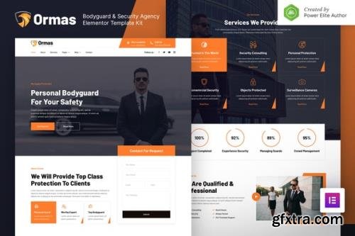 ThemeForest - Ormas v1.0.0 - Bodyguard & Security Agency Elementor Template Kit - 33829743