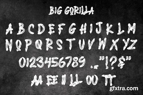 BIG GORILLA - Brush Typeface