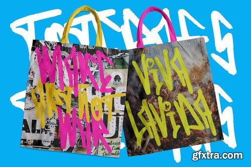 Edcosmic - An Urban Art Graffiti Font