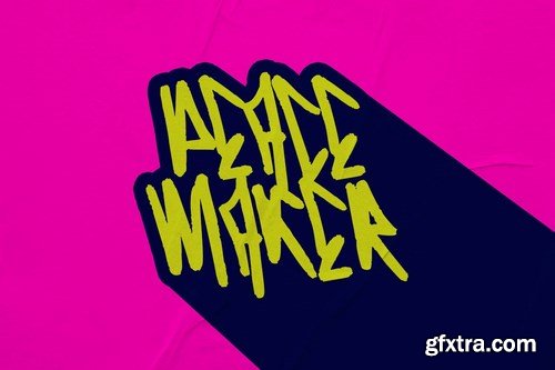 Edcosmic - An Urban Art Graffiti Font