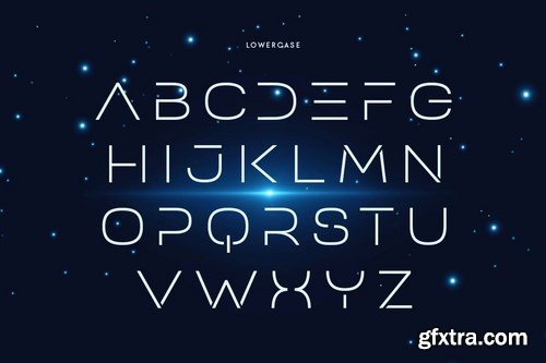 GREAT - Modern Techno Font