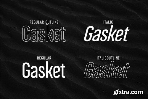 Gasket - Modern Corporate Condensed Sans Serif