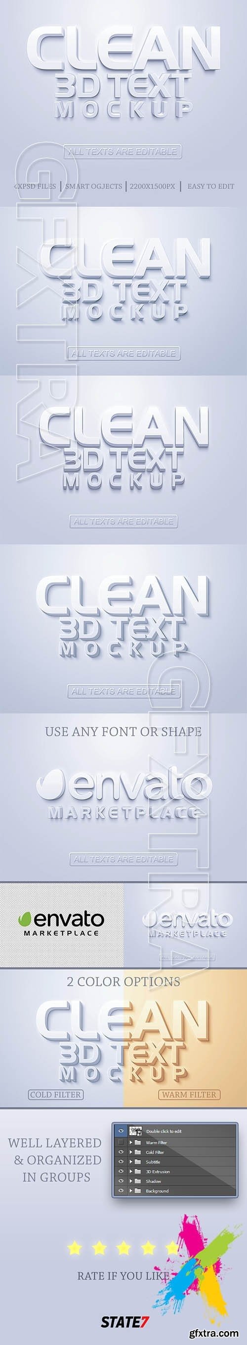 GraphicRiver - 3D Text Mockup 20619579