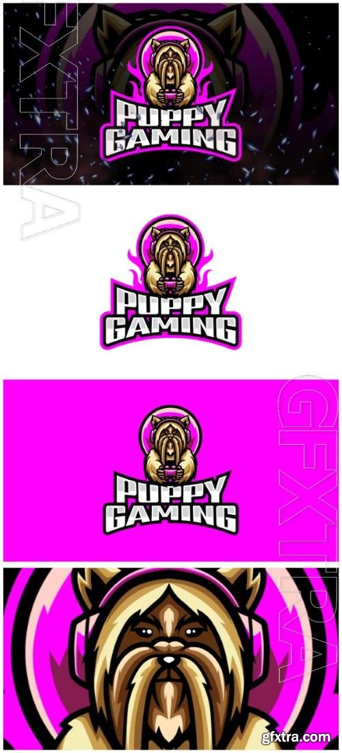 Puppy Gaming E-Sport and Sport Logo Template