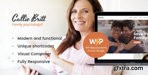 ThemeForest - Callie Britt v1.0.3 - Family Counselling Psychology WordPress Theme - 22853300