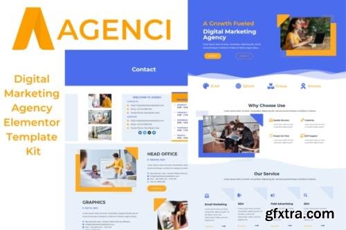 ThemeForest - Agenci v1.0.0 - Digital Marketing Agency Elementor Template Kit (Update: 26 February 21) - 28946278