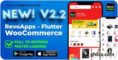 CodeCanyon - Revo Apps Woocommerce v2.2.0 - Flutter E-Commerce Full App Android iOS - 33358655