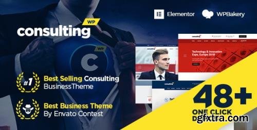 ThemeForest - Consulting v6.1.9 - Business, Finance WordPress Theme - 14740561 - NULLED