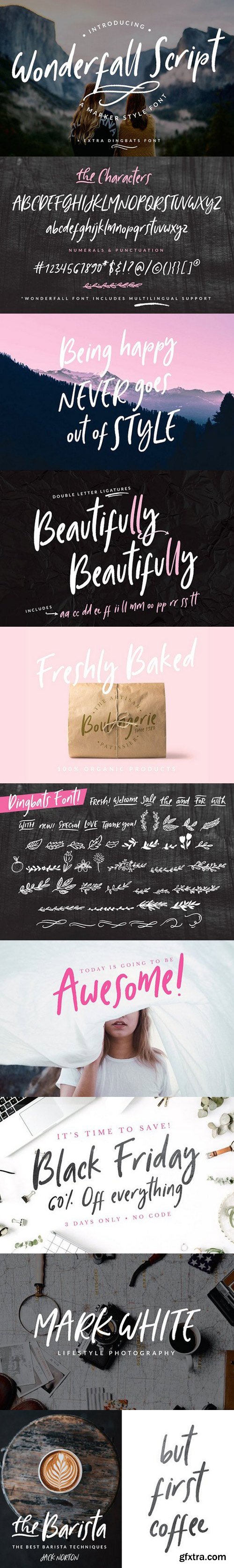 Wonderfall Script Dingbats