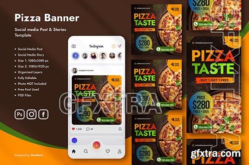 Pizza Social Media Template D4JFW53