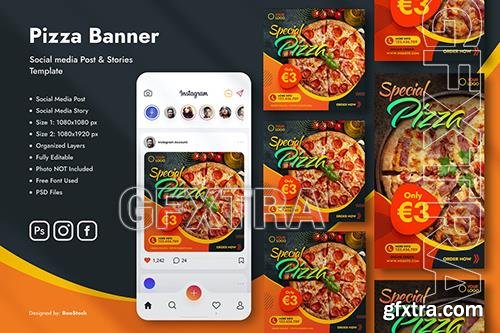 Food Restaurant Social Media Banner 5L8VTQH