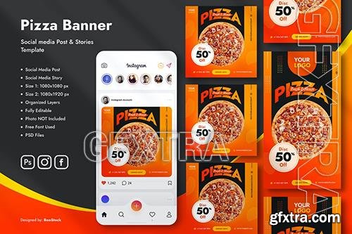 Pizza Social Media Banner Template TSWAQ5J