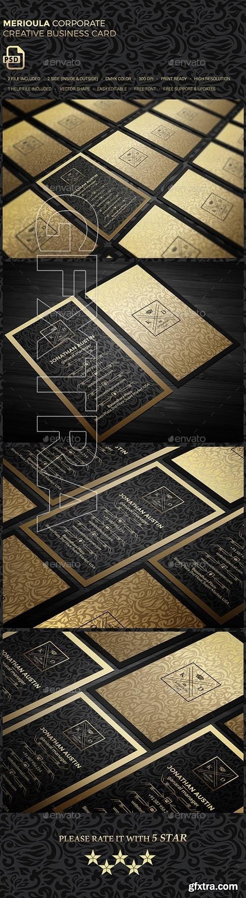 GraphicRiver - Merioula Elegant Business Card 20598648