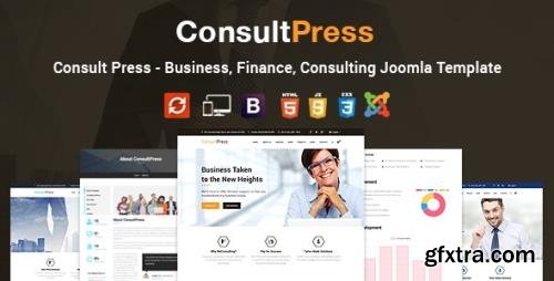 ThemeForest - Consult Press v2.0 - Finance & Consulting Business Joomla Template - 19357720