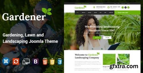 ThemeForest - Gardener v1.7 - Gardening Lawn and Landscaping Joomla Theme - 16847468