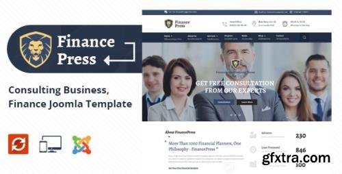 ThemeForest - Finance Press v1.8 - Consulting Business Joomla Template - 17075333