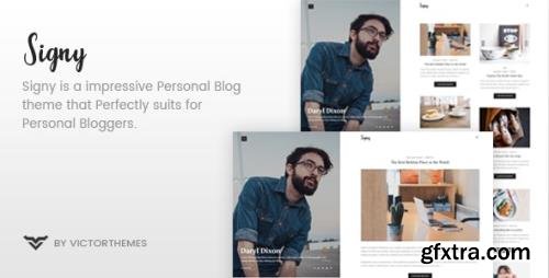 ThemeForest - Signy v1.9 - A Personal Blog WordPress Theme - 19892393