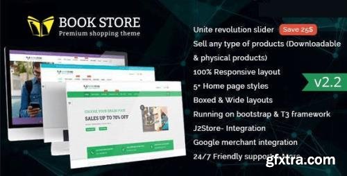 ThemeForest - Bookstore v2.2 - Responsive Joomla Ecommerce Template - 13281243