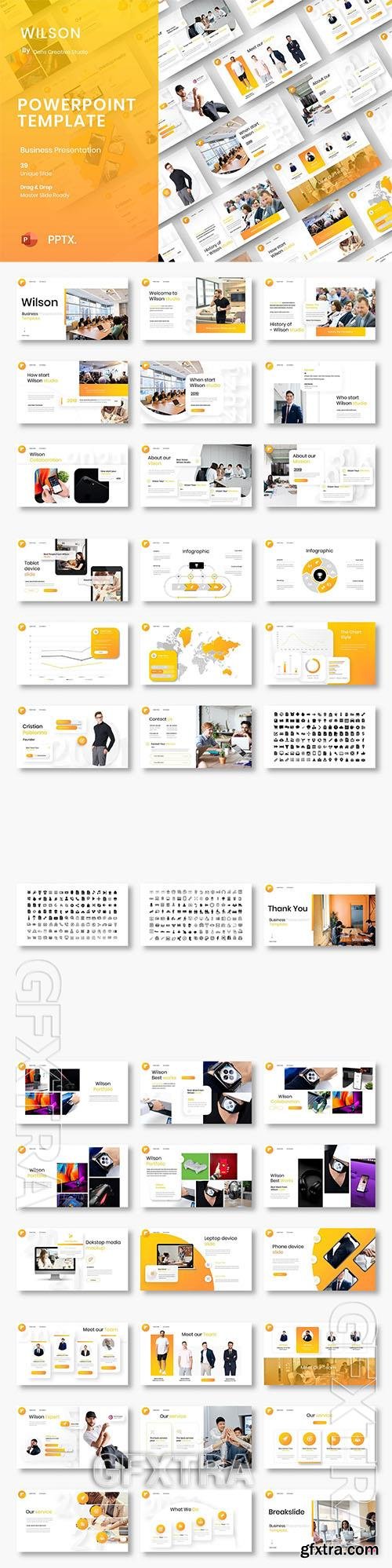 Wilson - Business Powerpoint, Keynote and Google Slides Template