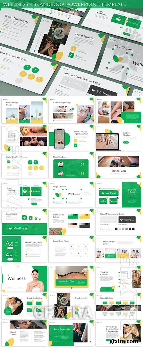 Wellness - Brandbook Powerpoint Template AHCPXZM