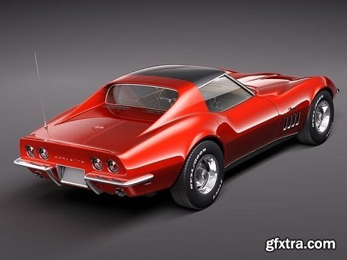 Chevrolet Corvette C3 1969 3D Model