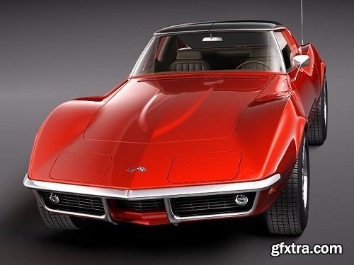 Chevrolet Corvette C3 1969 3D Model