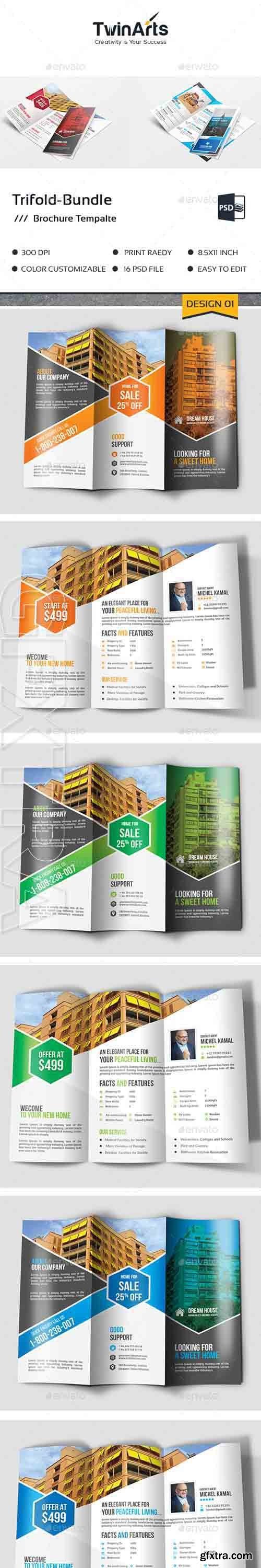 GraphicRiver - Trifold Bundle 20544647