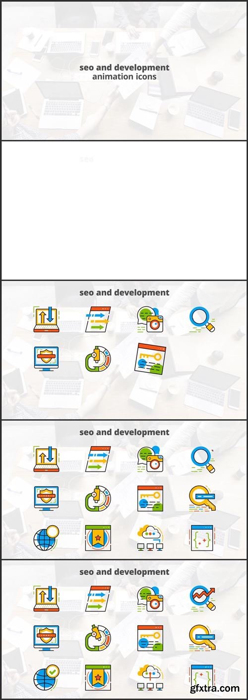 Seo Development Flat Animated 282591