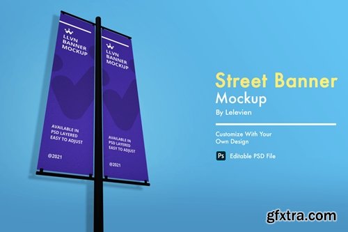 Outdoor advertising mockup