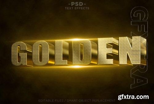 Golden text effects Premium Psd