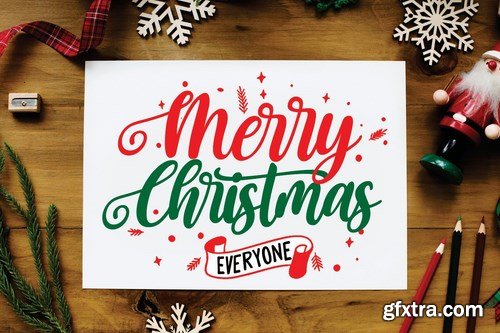 Christmas Blessing - Modern Calligraphy Font