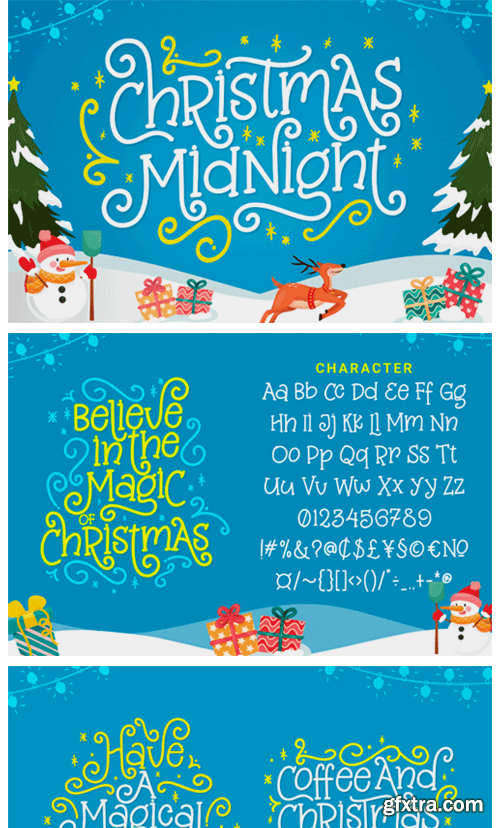 Christmas Midnight Font