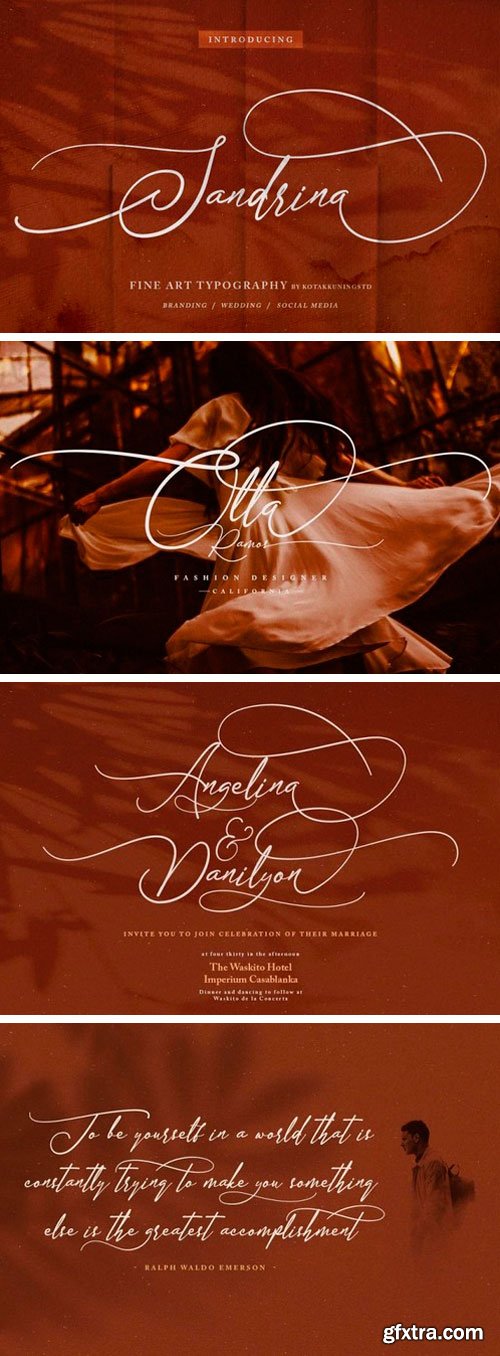 Sandrina Script Font