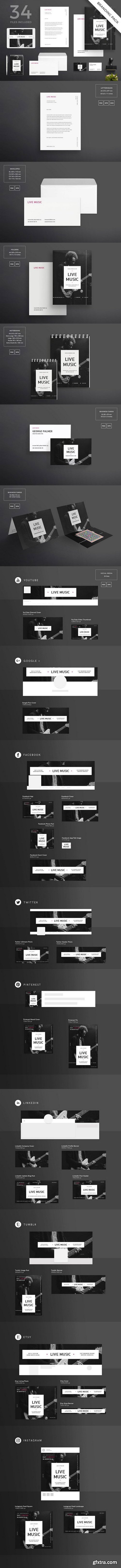 Branding Pack Live Music