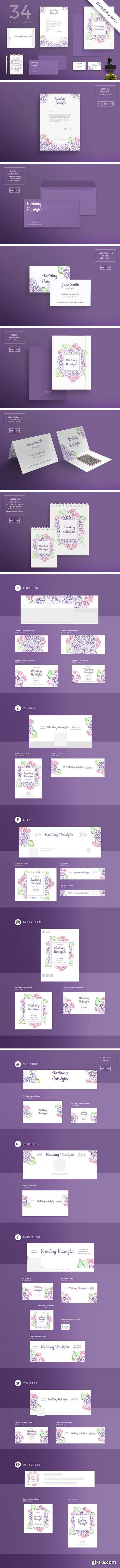 Branding Pack Wedding Flowers