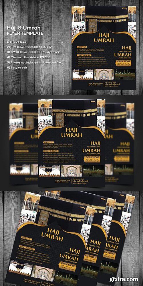 Hajj Umrah Flyer Template