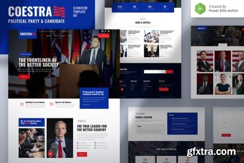 ThemeForest - Coestra v1.0.0 - Political Party & Candidate Elementor Template Kit - 33871585