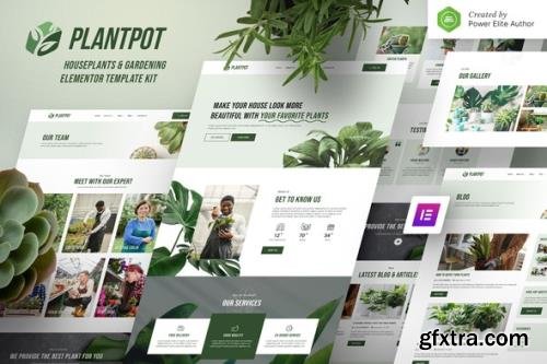 ThemeForest - Plantpot v1.0.0 - Houseplants & Gardening Elementor Template Kit - 33919140