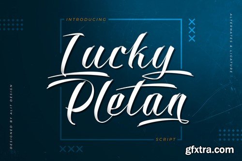 Lucky Pletan Typeface