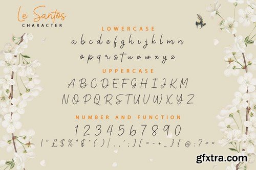 Le Santos Handwriting Font