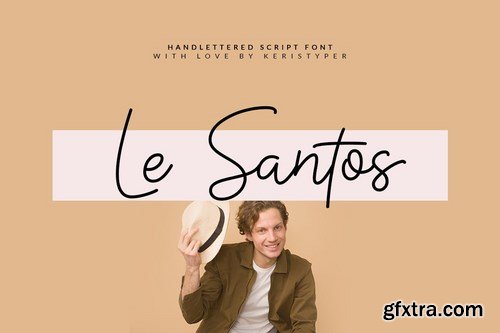 Le Santos Handwriting Font