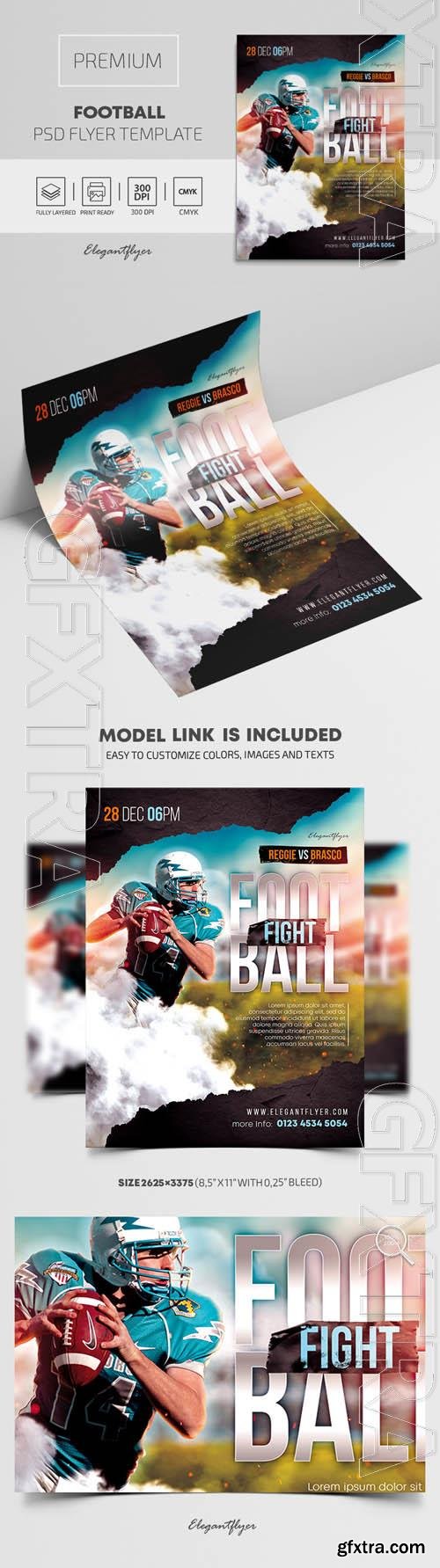 Football Premium PSD Flyer Template